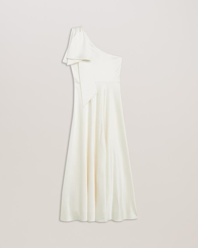 Peignoir Ted Baker Draped One Shoulder Midi Blanche Femme | MSZ-76697854